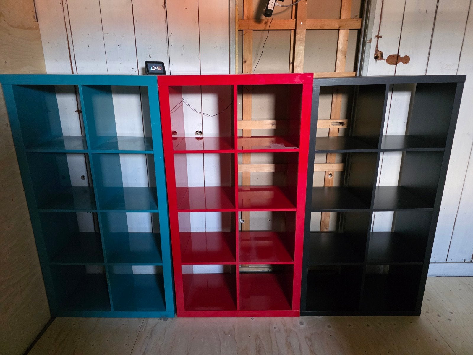 3x IKEA Kallax 2x4 kasten met 8 vaks, Ophalen, Met plank(en), Gebruikt, 100 tot 150 cm
