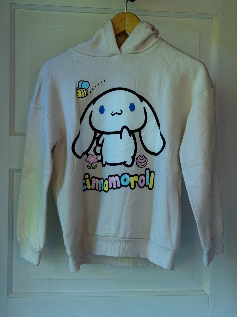 Warme meiden hoodie van Cinnamaroll - maat 158, Gebruikt, C&A, Meisje, Trui of Vest