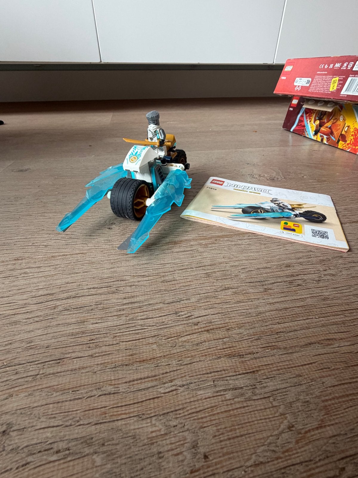 Lego Ninjago Zanes IJsdraak Motor 71816, Lego, Ophalen of Verzenden, Zo goed als nieuw, Compleet
