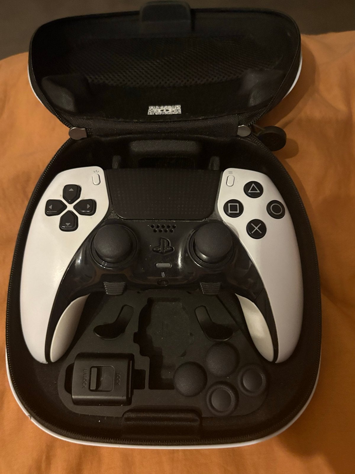 PS5 Edge Controller met Meeneemcase, Spelcomputers en Games, PlayStation 5, Ophalen of Verzenden, Zo goed als nieuw, Controller