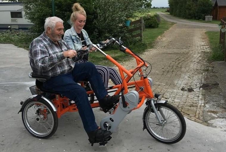 Duofiets Gevraagd bijvoorbeeld: Van raam Fun2Go, Fietsen en Brommers, Fietsen | Driewielfietsen, Ophalen, Gebruikt