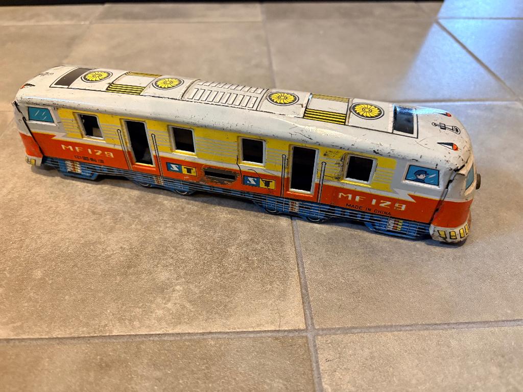 vintage trein ST-1 Tin  MF129, Antiek en Kunst, Ophalen of Verzenden