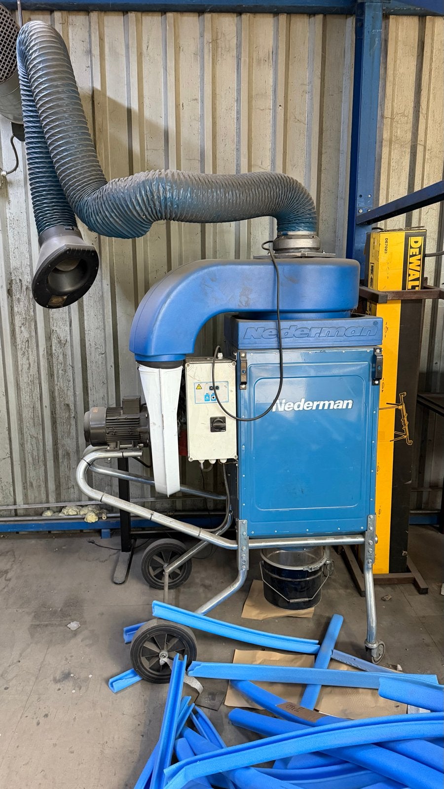Nederman FilterBox Standard mobiele rookafzuiging krachtstro, Ophalen