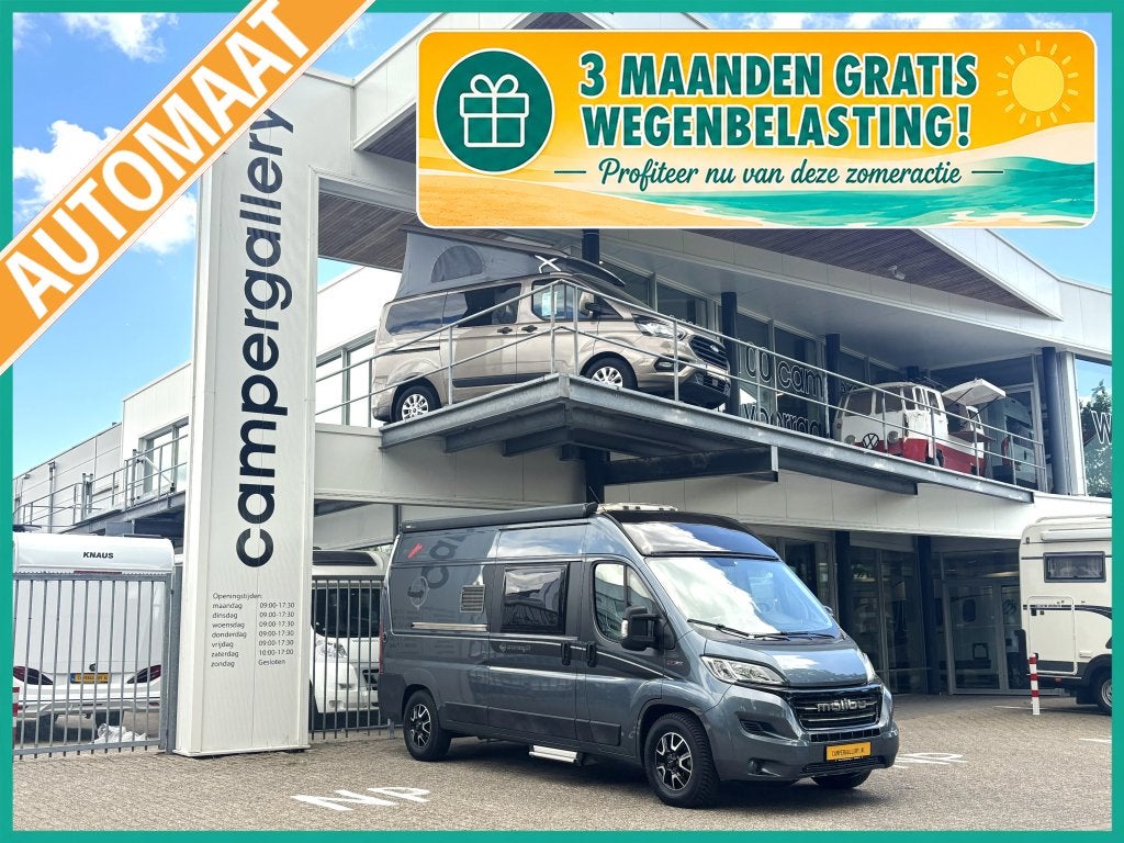 Malibu Van Charming 600 GT DB AUTOMAAT DWARSBED 5.99M EURO 6, Automaat, Malibu, Fiat, 6 tot 7 meter