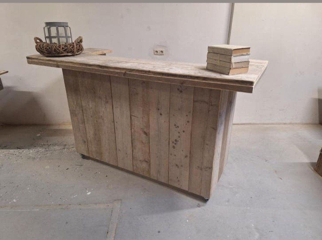 Steigerhout Douglas balie toonbank bar koffie bar, Huis en Inrichting, Ophalen of Verzenden, Nieuw