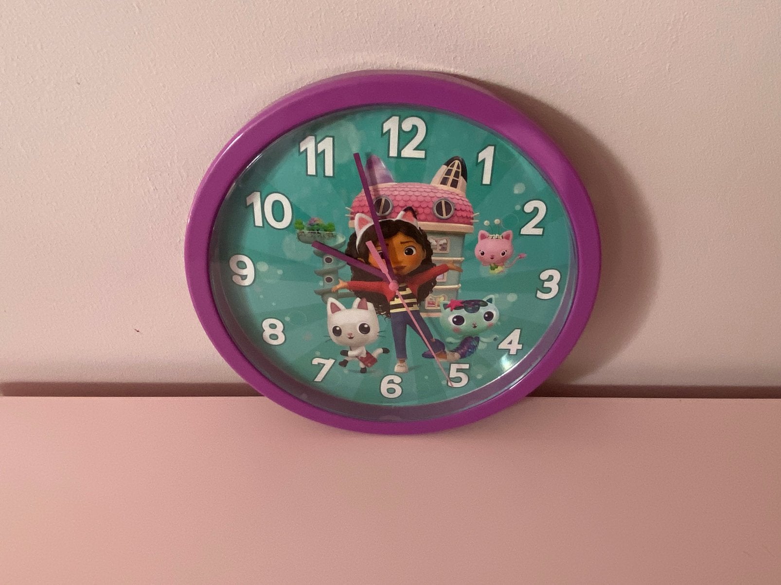 Gabby‘s Dollhouse klok, Ophalen of Verzenden, Zo goed als nieuw