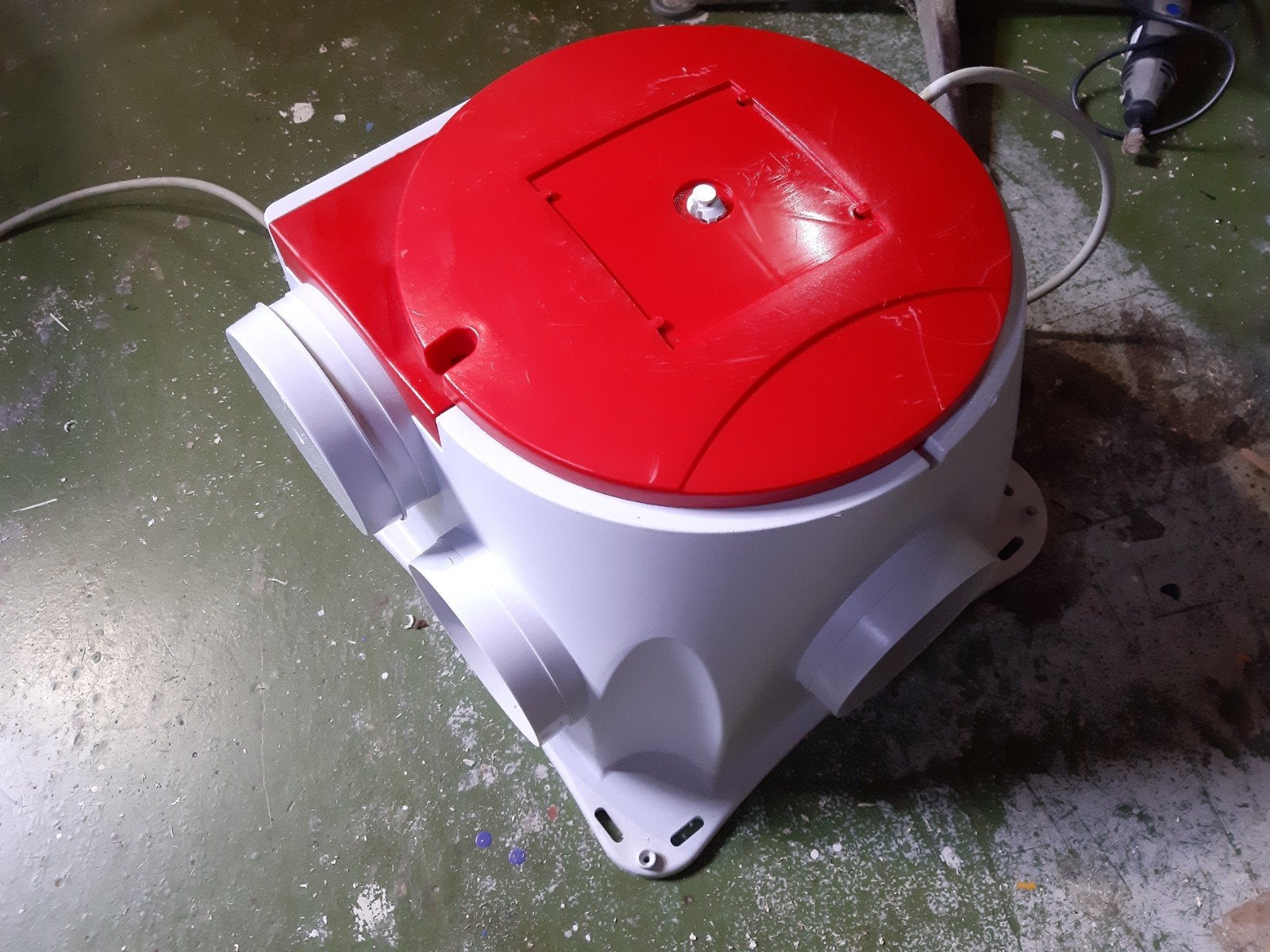 Zehnder ComfoFan S P met Perilex stekker, 420m3/u, Doe-het-zelf en Verbouw, Ophalen, Gebruikt, Ventilator en Afzuiger