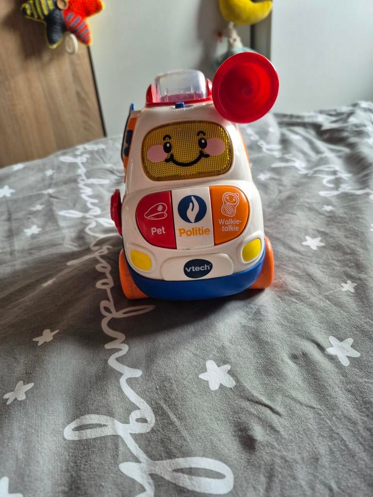 Vtech politie auto, Kinderen en Baby's, Speelgoed | Vtech, Ophalen of Verzenden, Zo goed als nieuw, 6 maanden tot 2 jaar