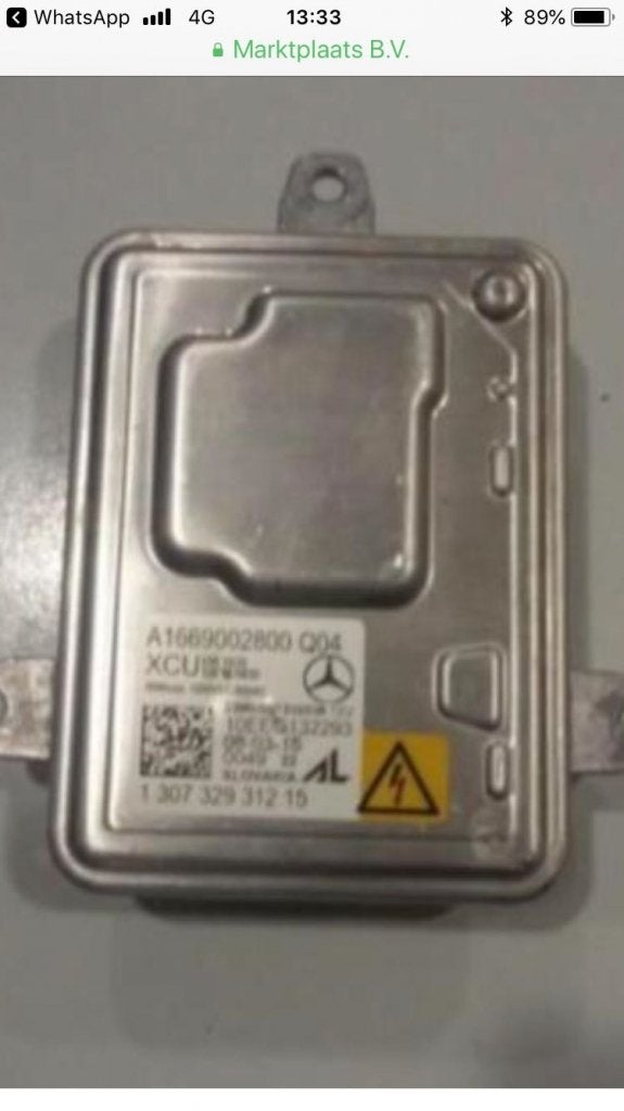 Xenon Module A1669002800 Starter, Niet ingevuld, Gebruikt, Mercedes-Benz, Niet ingevuld