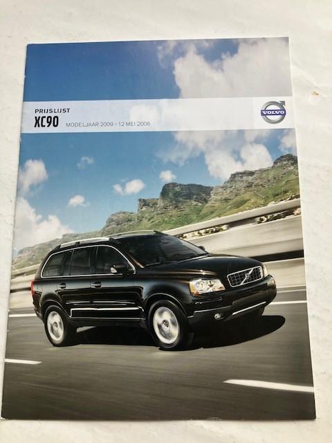 Prijslijst      Volvo  XC90        Modeljaar 2009     NL, Ophalen of Verzenden, Zo goed als nieuw, Volvo