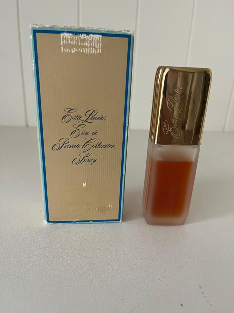 Estee Lauder vintage eau de private collection 30ml spray, Ophalen of Verzenden, Zo goed als nieuw
