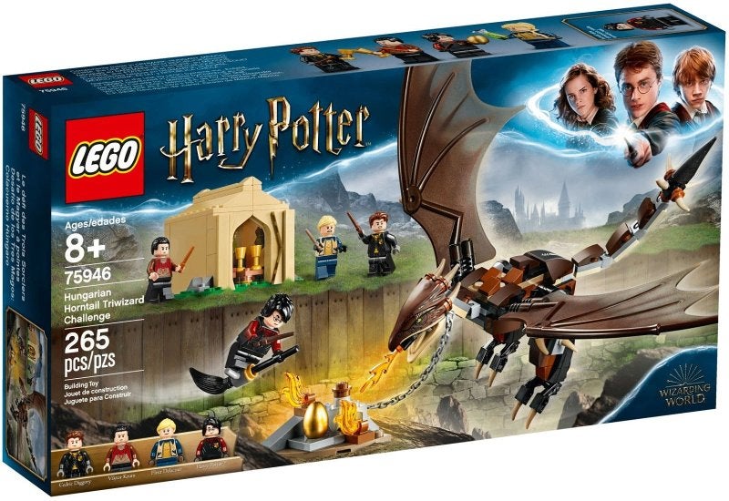 Lego Harry Potter 75946  Hungarian Horntail Triwizard, Lego, Ophalen of Verzenden, Complete set, Compleet