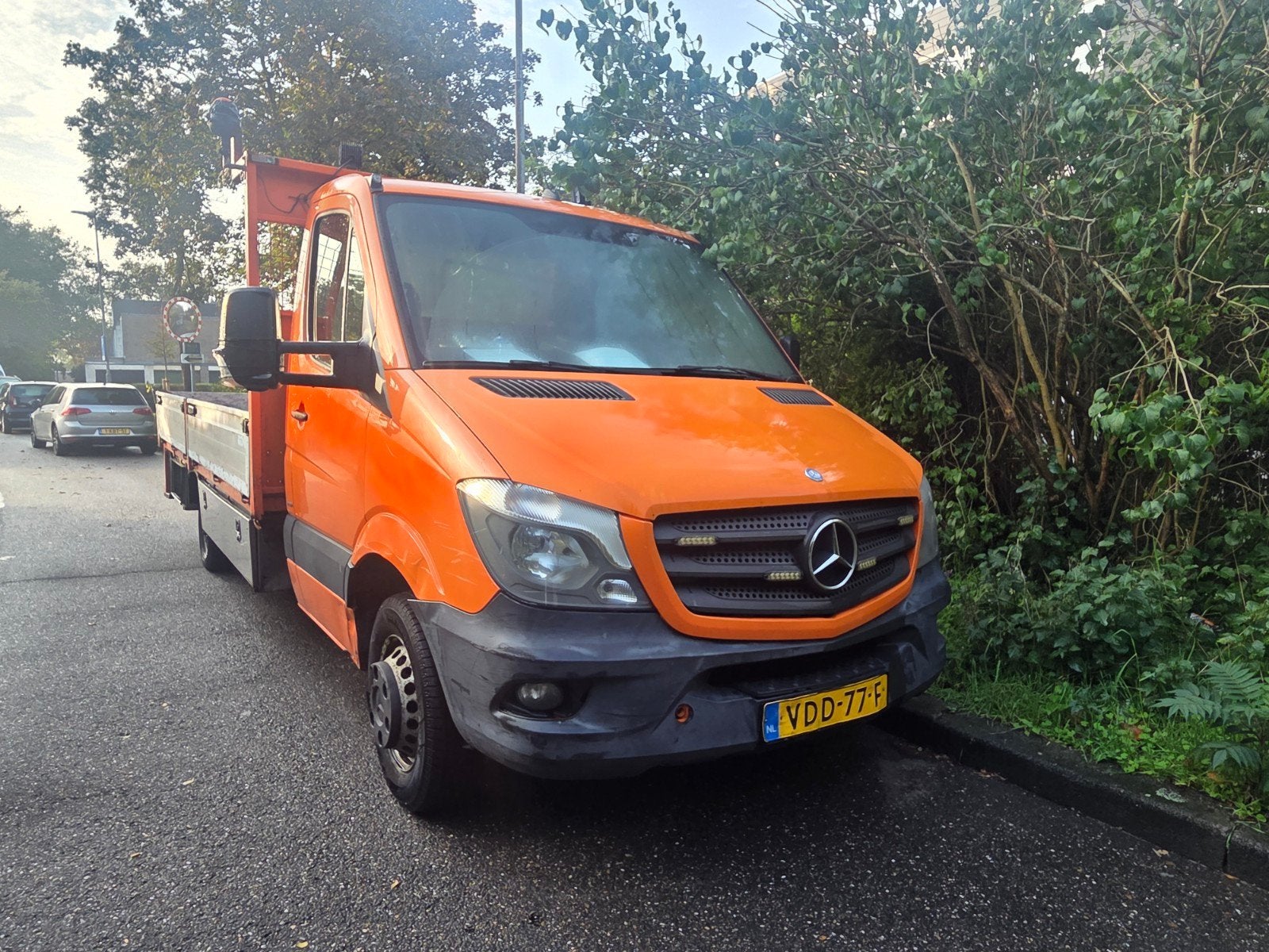Mercedes Sprinter 516 CDI Automaat Euro6 Openlaadbak 2013, Auto's, Automaat, Euro 6, Bedrijf, Diesel
