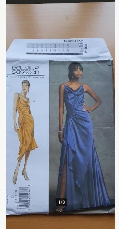 Vogue patroon V 1031 - Bellville Sassoon Original, Overige merken, Overige typen, Vrouw, Nieuw