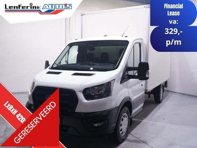Ford Transit 2.0 TDCI 130 pk Bakwagen met Laadklep Airco Cru, Auto's, Voorwielaandrijving, Stof, 4 cilinders, 129 pk