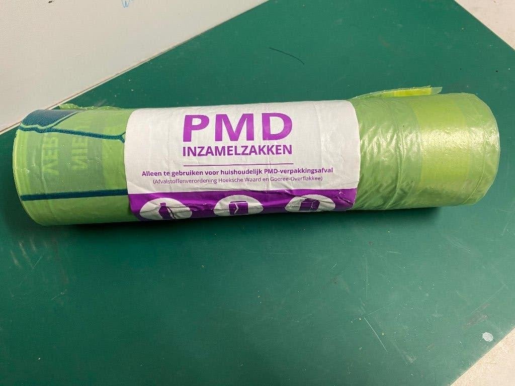 PMD Inzamelzakken Hoeksche Waard en Goeree-Overflakkee, Huis en Inrichting, Groen, Overige stijlen, Nieuw, Kunststof