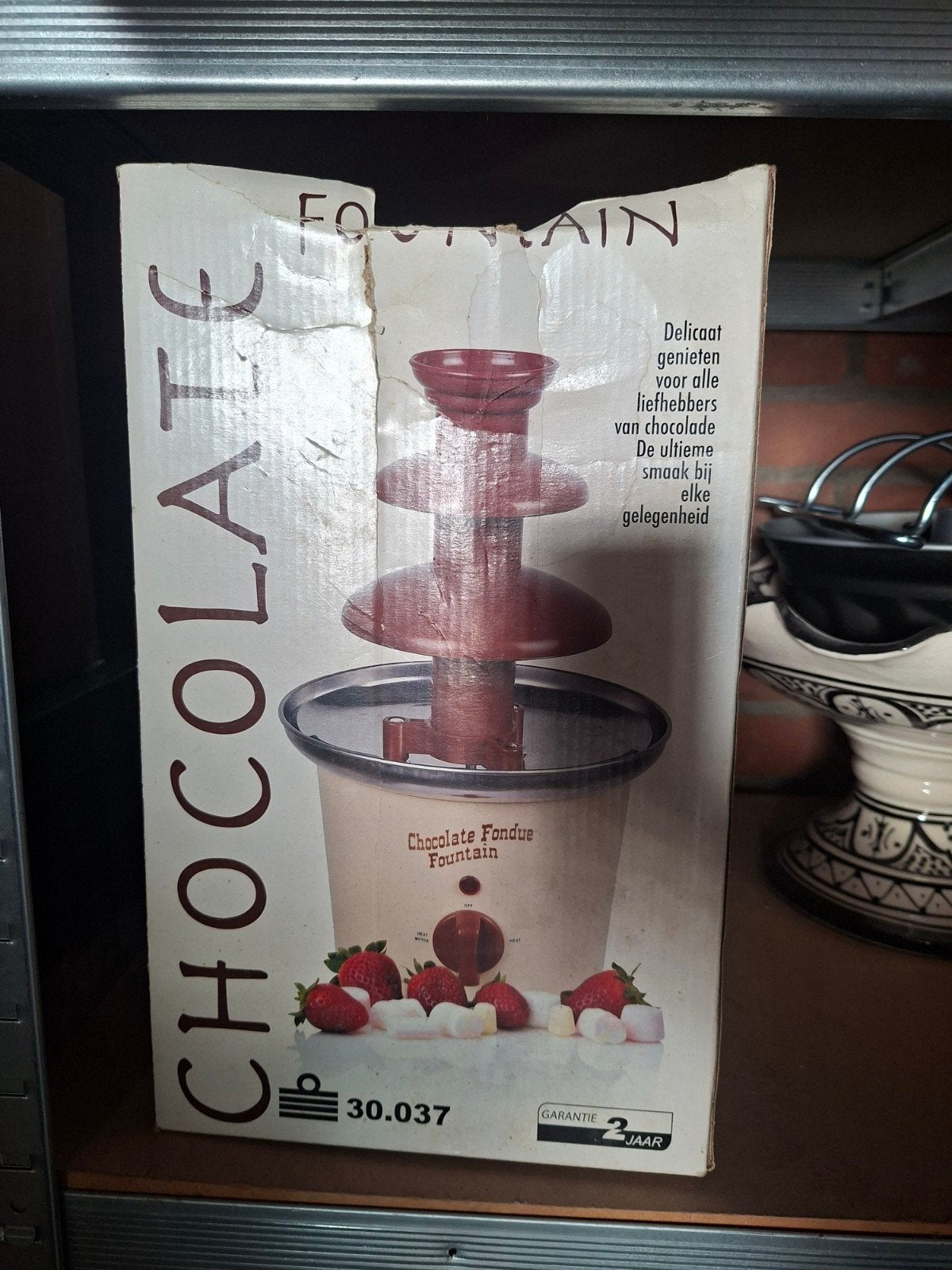 Chocoladefontein - Eenmaal gebruikt, in doos, Huis en Inrichting, Overige typen, Ophalen, Gebruikt