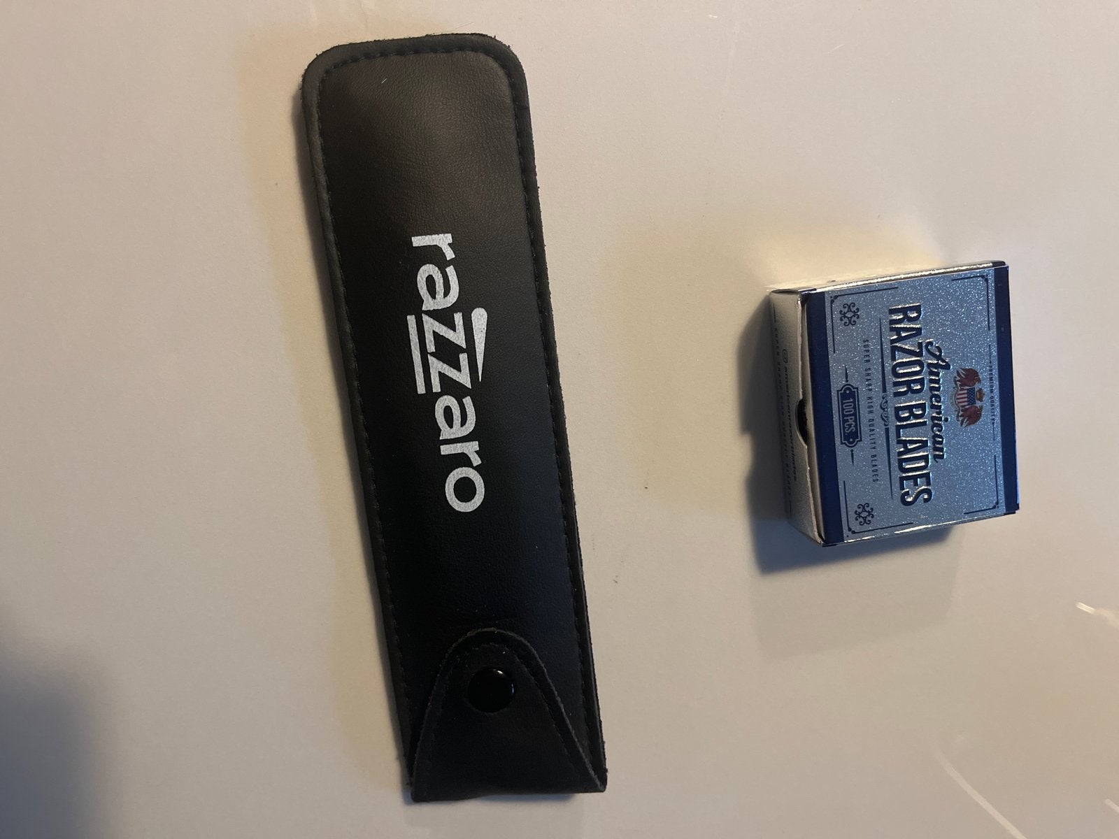 Razzaro Scheermes met 100 American Razor Blades, Ophalen of Verzenden, Nieuw, Overige typen