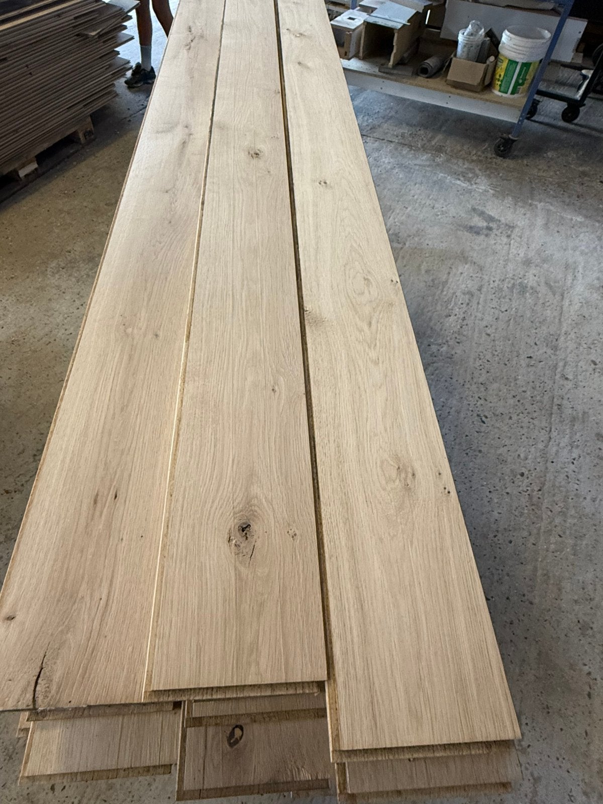 Eiken vloer, massief 18mm dik 16 cm breed. Vloerdelen, Zo goed als nieuw, 10 m² of meer, 10 tot 30 cm, Hout
