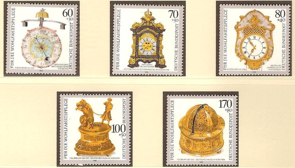 BRD 1631-1635 postfris, Ophalen of Verzenden, BRD, Postfris