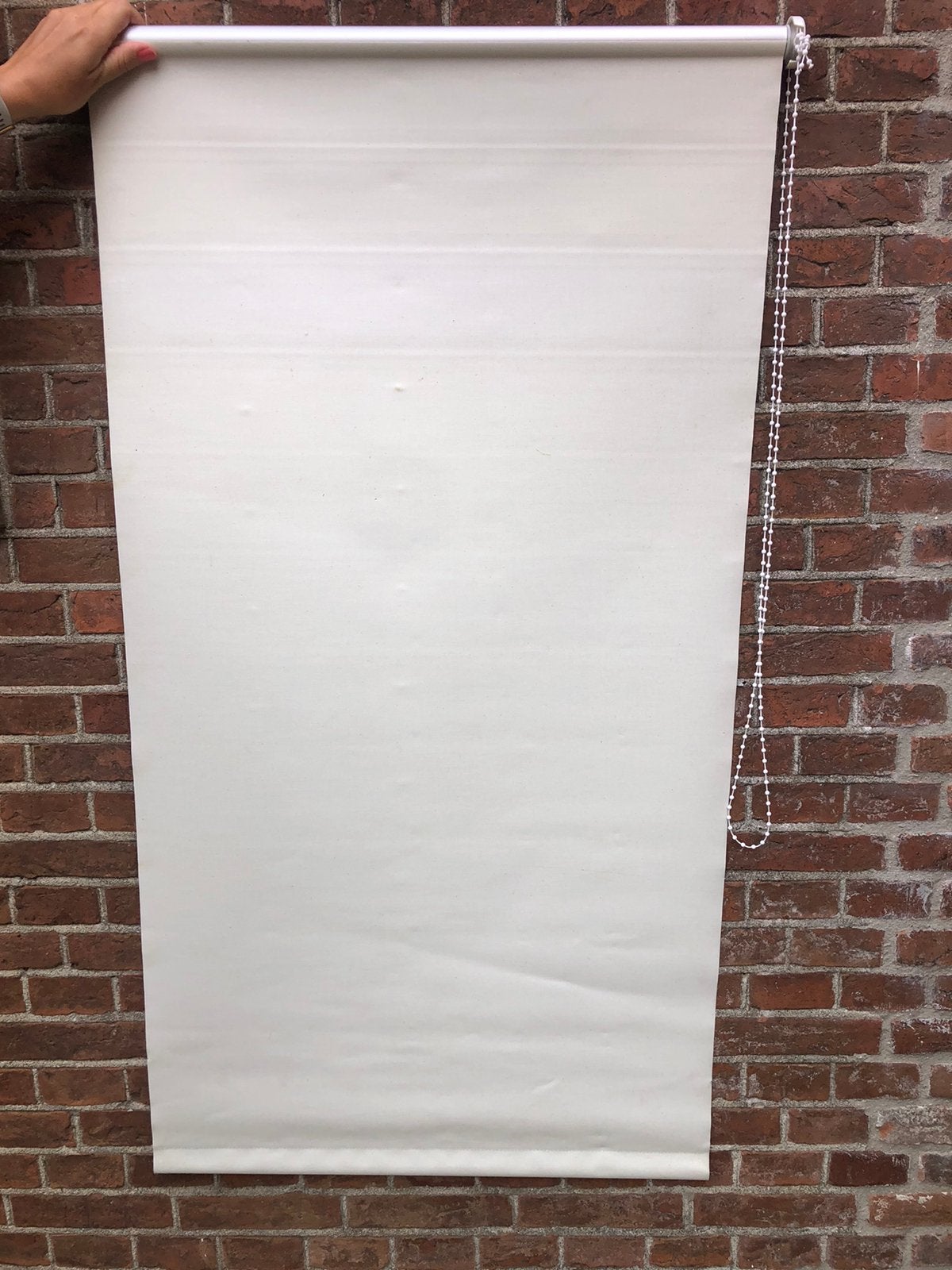 Rolgordijn, Ophalen, Gebruikt, Crème of Beige, Minder dan 100 cm