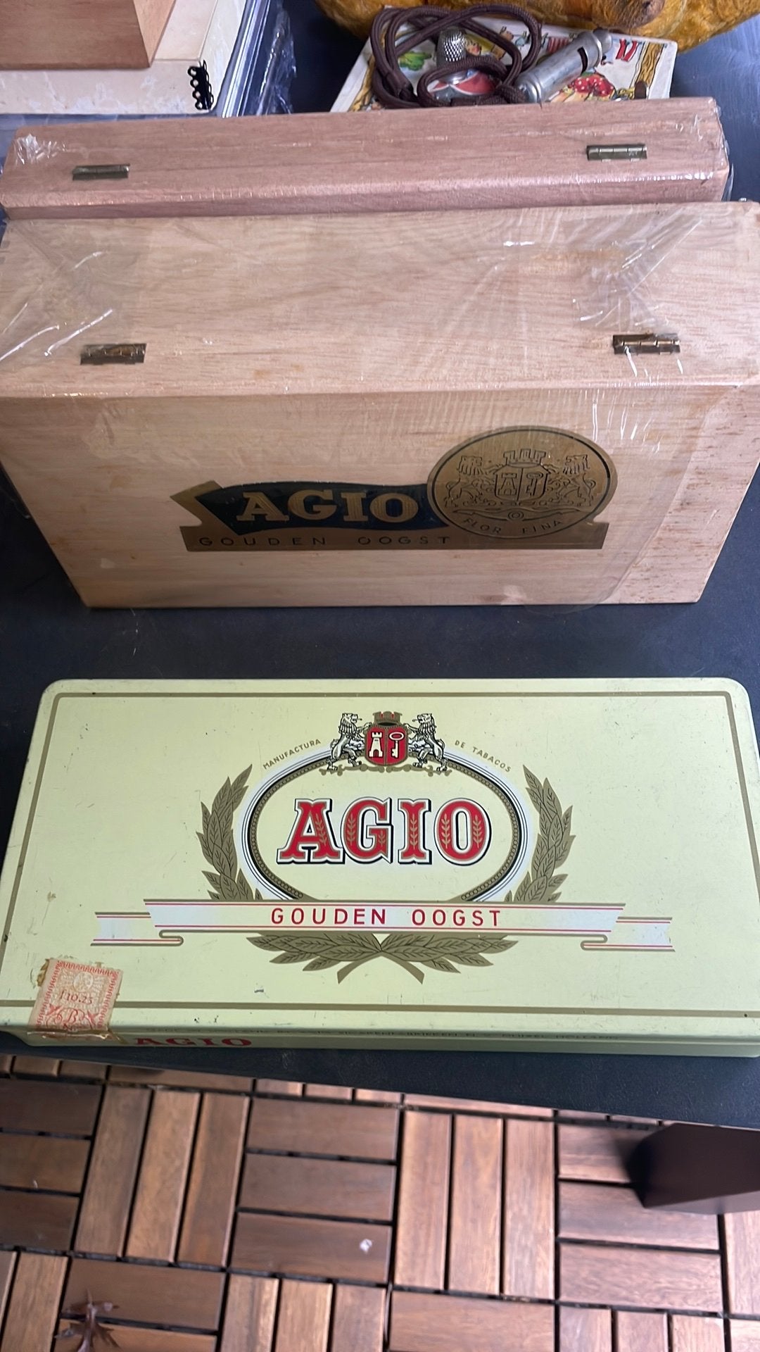 AGIO Gouden Oogst Sigaren - Nieuw in Seal en Blik, Verzamelen, Rookartikelen, Aanstekers en Luciferdoosjes, Ophalen of Verzenden