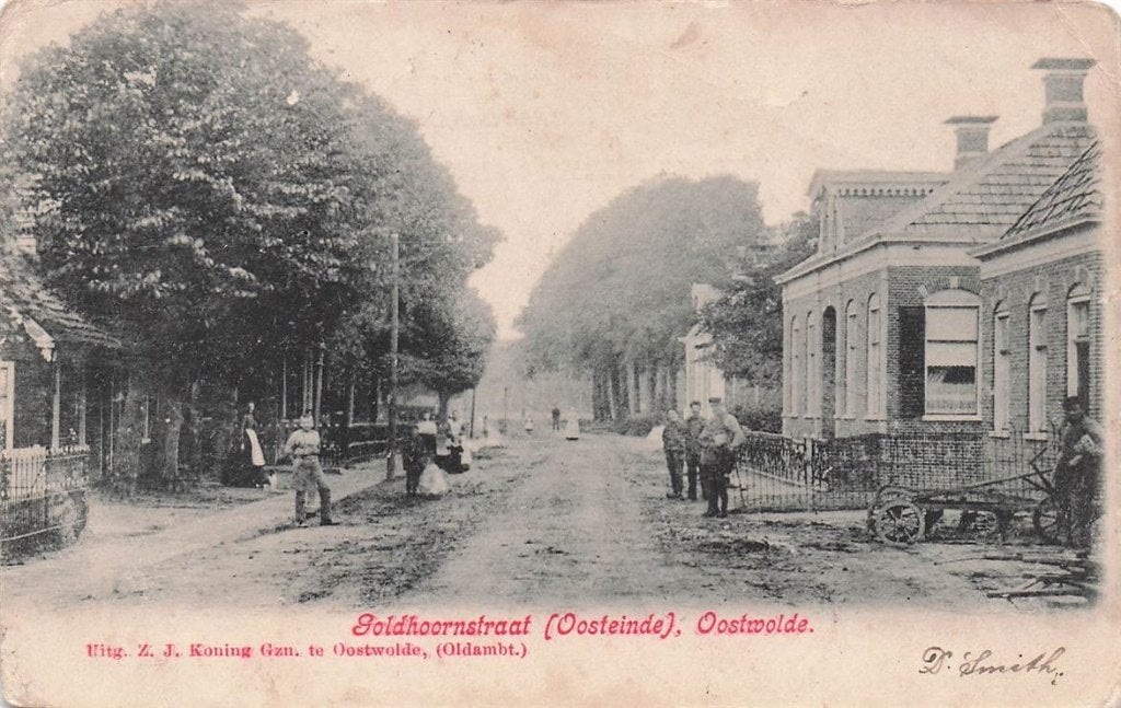 703-315-029 Goldhoornstraat (Oosteinde) Oostwold, Verzenden, Voor 1920, Groningen
