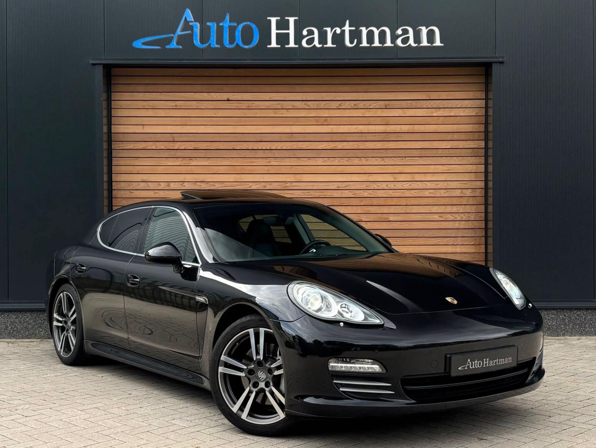 Porsche Panamera 4.8 4S SPORT-CHRONO|LUCHTVERING|STOELVENTIL, Auto's, Automaat, 4 stoelen, Zwart, Leder