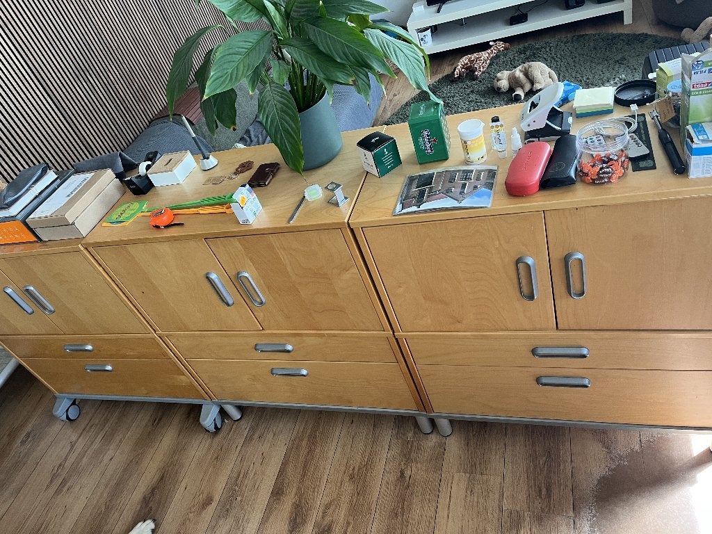 Ikea Effektiv kastjes 3x, Ophalen, Gebruikt