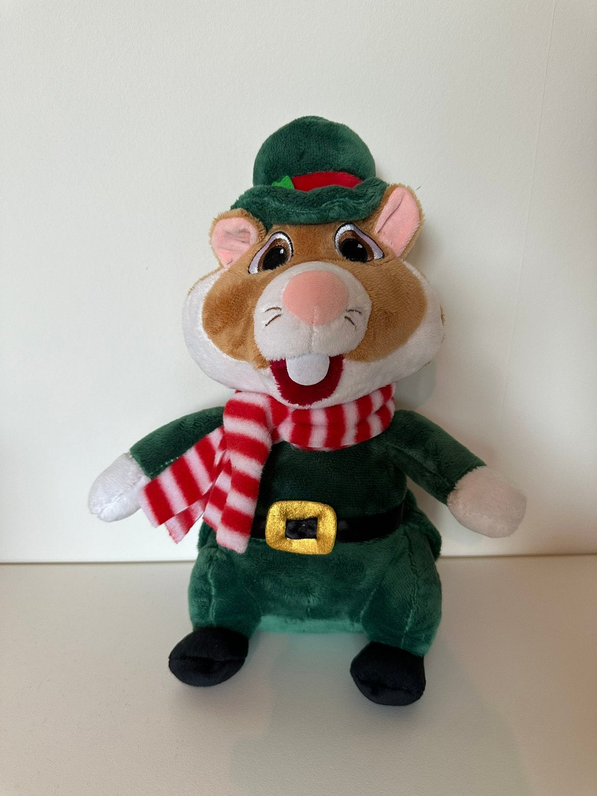 Albert Heijn (ah) hamster knuffel carol singer kerst, Ophalen of Verzenden, Zo goed als nieuw, Hamster, Albert Heijn