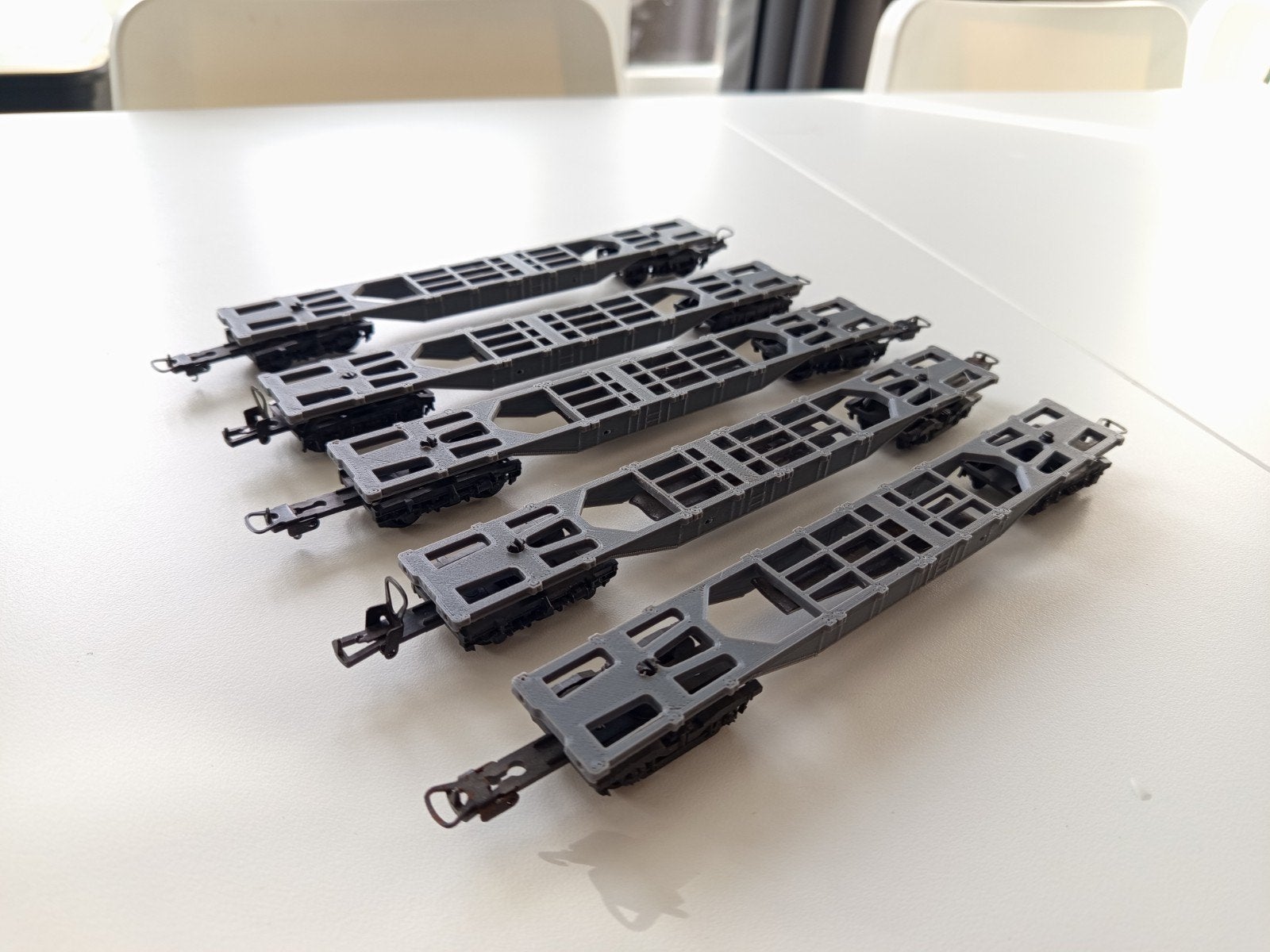 5x 3D geprinte 40 ft container HO, Ophalen of Verzenden, Nieuw