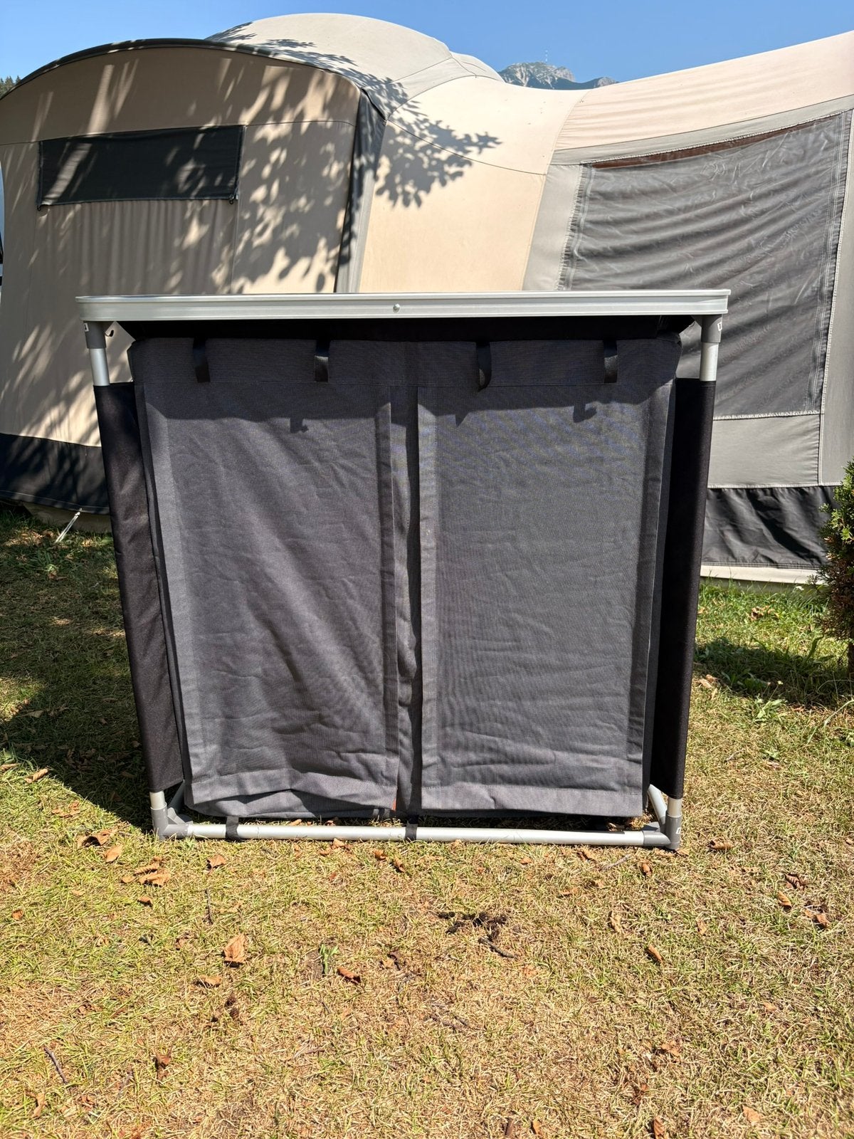 Rondo luxe / schuine kast Obelink, Caravans en Kamperen, Ophalen, Gebruikt, Campingkast