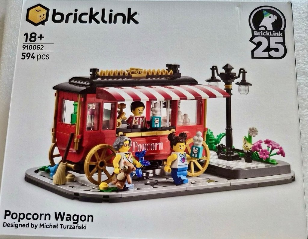 Lego Bricklink 910052 Popcorn Wagon - Nieuw!, Lego, Nieuw, Ophalen of Verzenden, Complete set