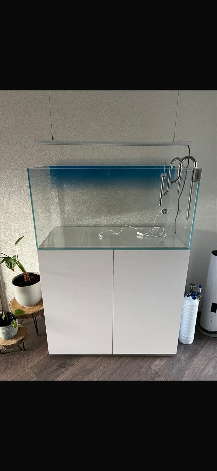 Aquarium Oase scaperline 90 + Chihiros WRGB2 lamp., Ophalen, Zo goed als nieuw, Verlichting of Verwarming