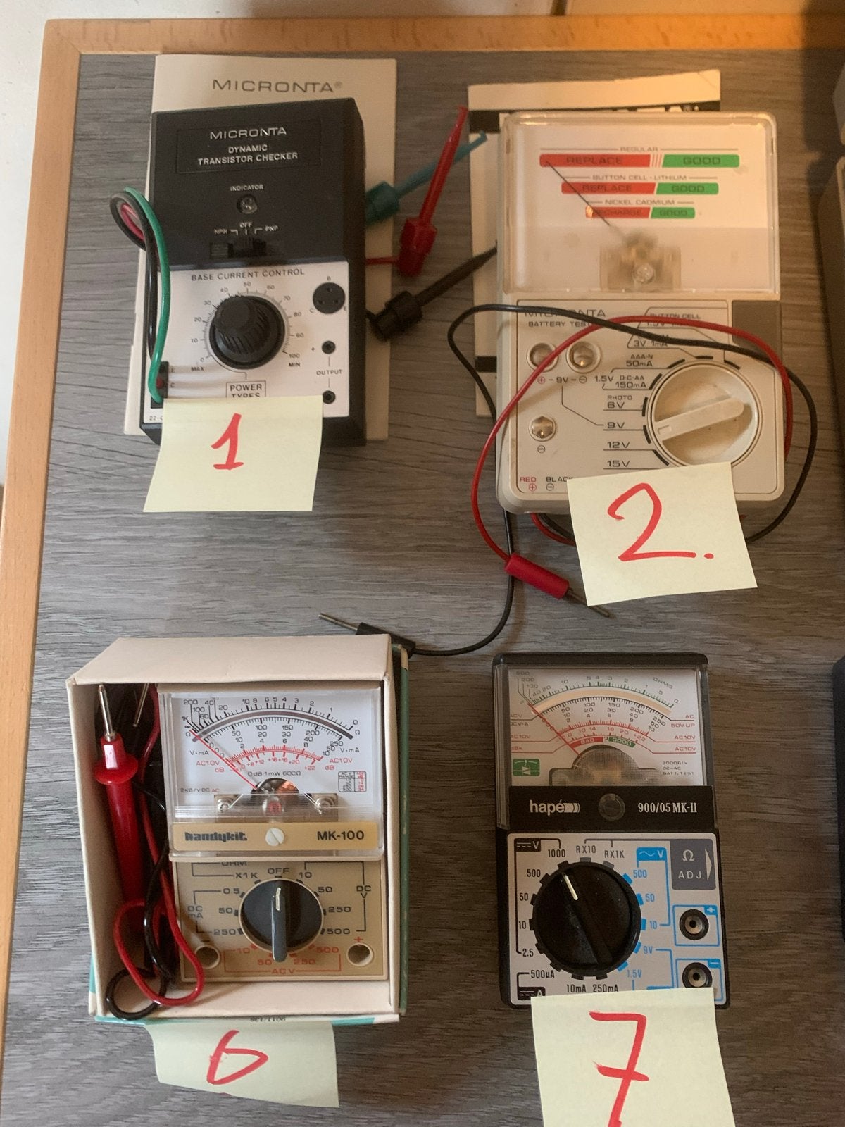 Diverse meetapparatuur: Multimeters, Transistor Tester, Ophalen of Verzenden, Gebruikt, Overige typen, Overige