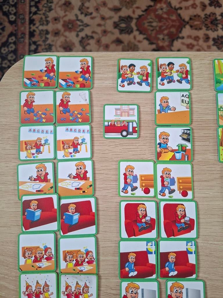 Grote set magneetjes voor kinderplanbord, Ophalen of Verzenden