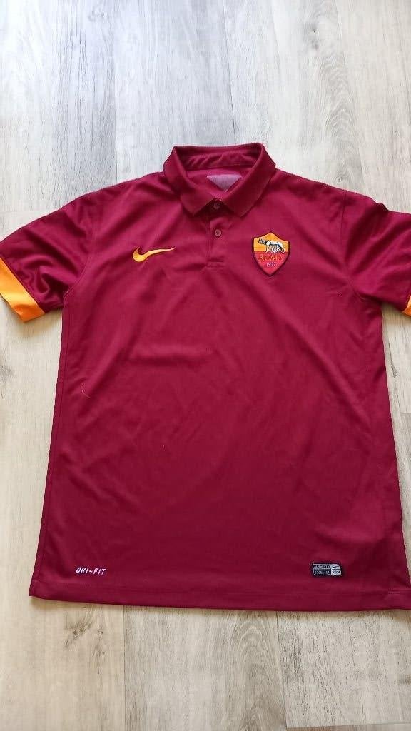 AS Roma Thuisshirt 2014-2015 - Totti, De Rossi, Nainggolan, Maat XS of kleiner, Ophalen of Verzenden, Gebruikt, Shirt