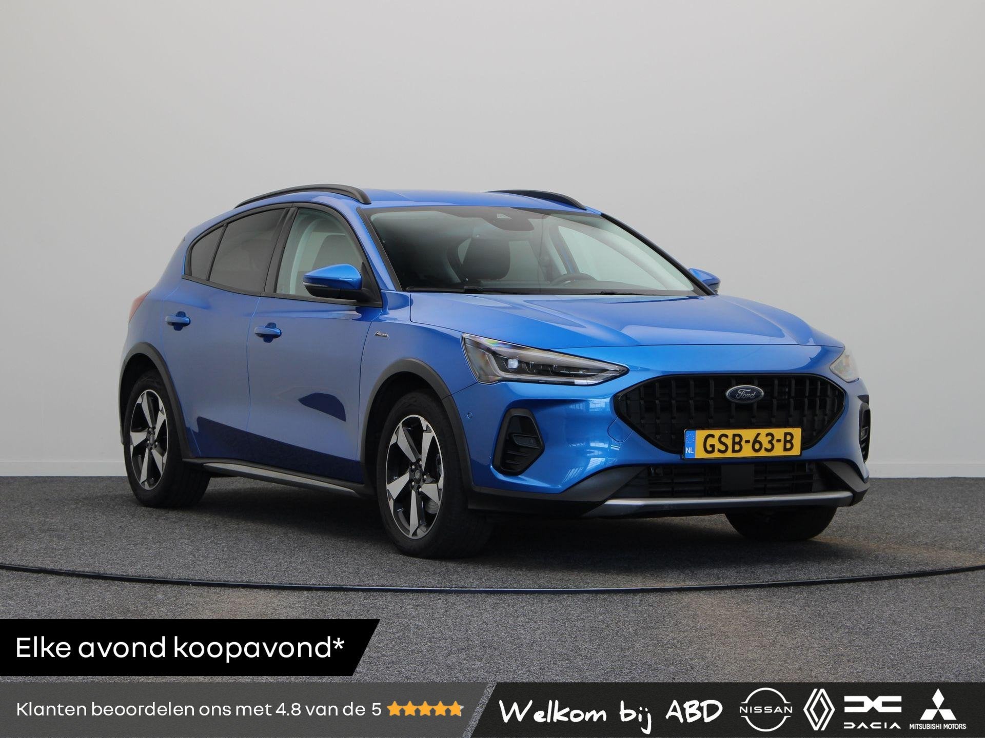Ford Focus 1.0 EcoBoost Hybrid Active Style | Cruise Control, Automaat, Klanten@ford.com, Blauw, Ford