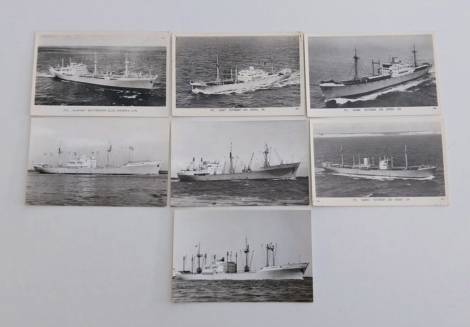 7 Ansichtkaarten Nievelt Goudriaan ., Ophalen of Verzenden, Kaart, Foto of Prent
