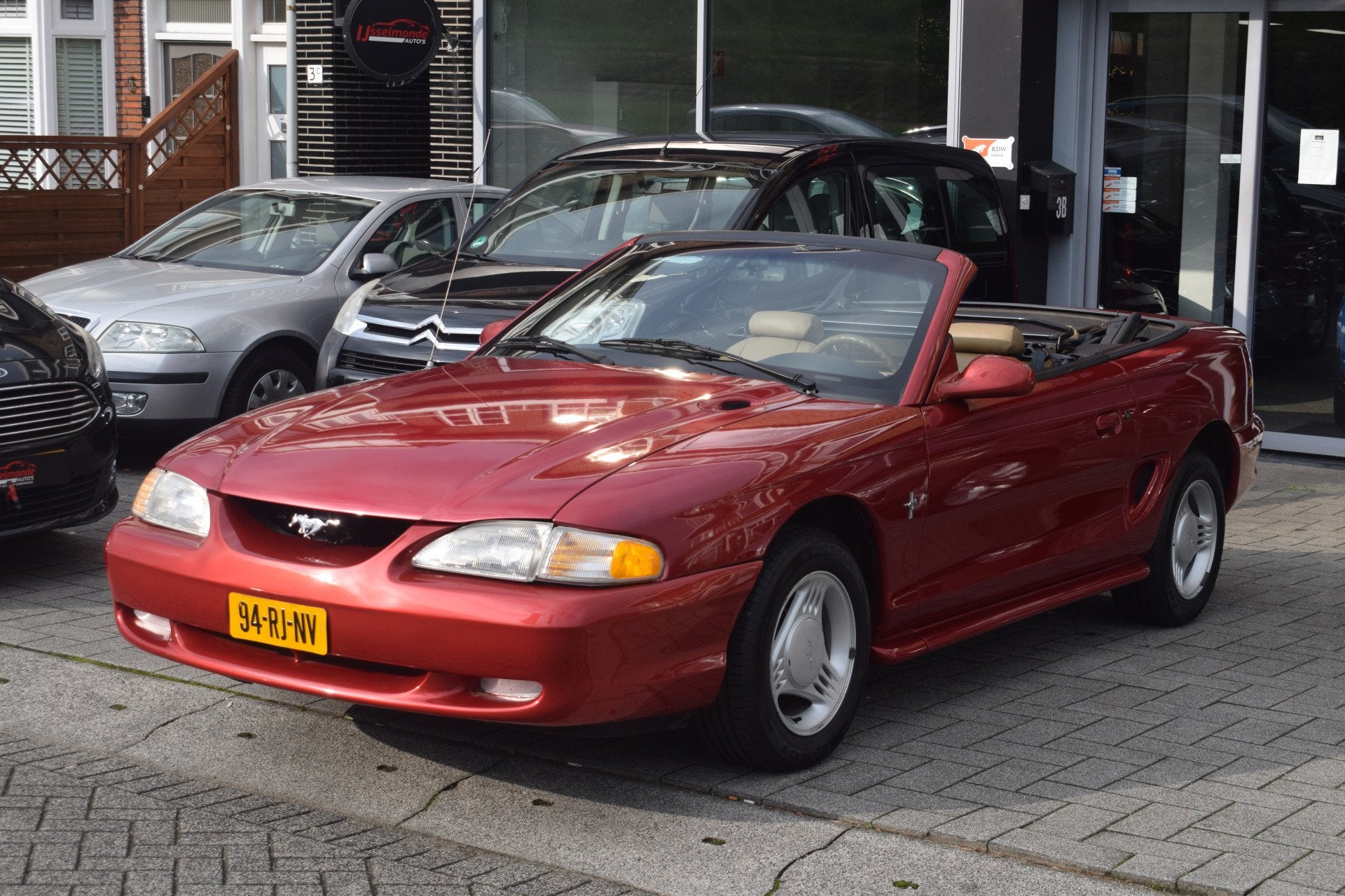 Ford USA Mustang 3.8 V6 Convertible Automaat Mooie Auto !, Auto's, Automaat, 454 kg, Achterwielaandrijving, Gebruikt