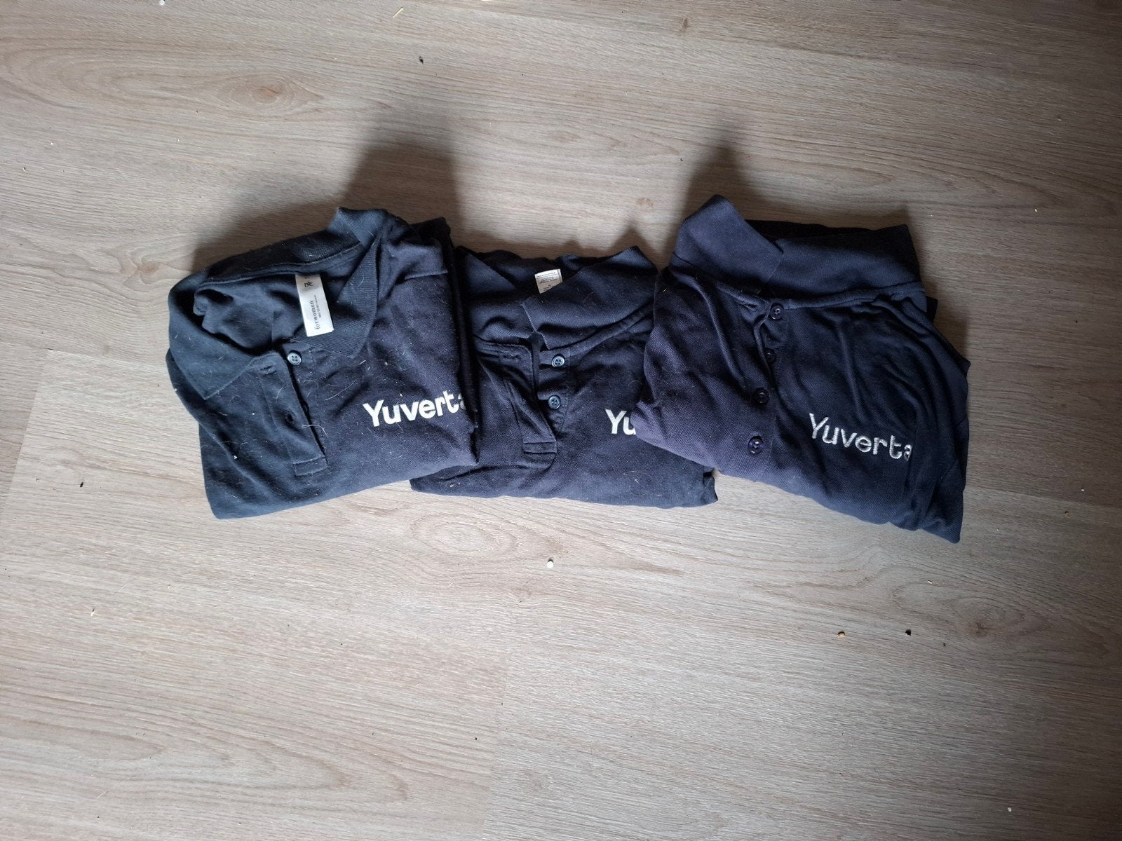 3 xL yuverta polo's, Blauw, Maat 46/48 (XL) of groter, Ophalen of Verzenden, Korte mouw