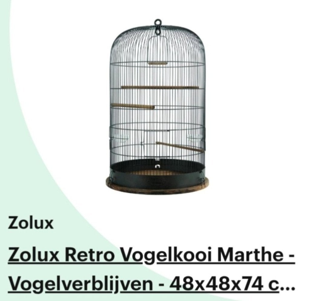 Vogelkooi, Dieren en Toebehoren, Vogels | Hokken en Kooien, Ophalen, Gebruikt, Overige materialen, Vogelkooi