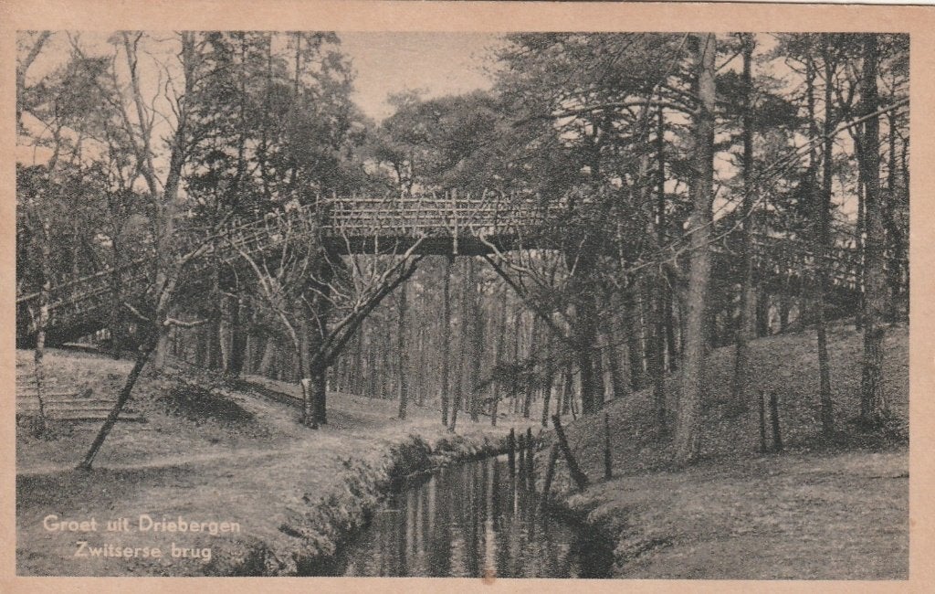 DRIEBERGEN Zwitserse Brug, Verzenden, 1940 tot 1960, Ongelopen, Utrecht