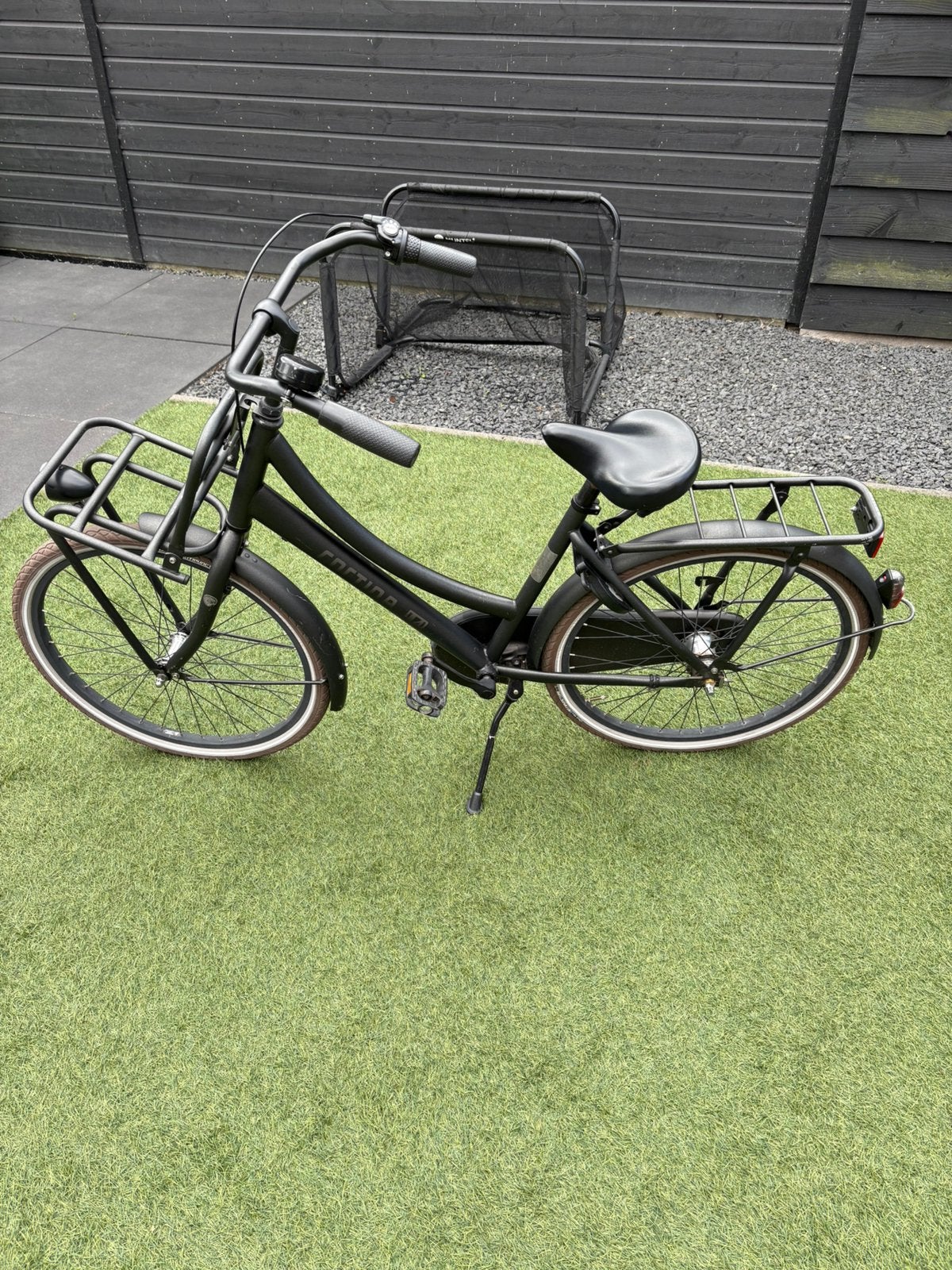 Cortina U4 transport meisjesfiets 24 inch zwart, Fietsen en Brommers, Fietsen | Meisjes, Ophalen, Terugtraprem, Versnellingen