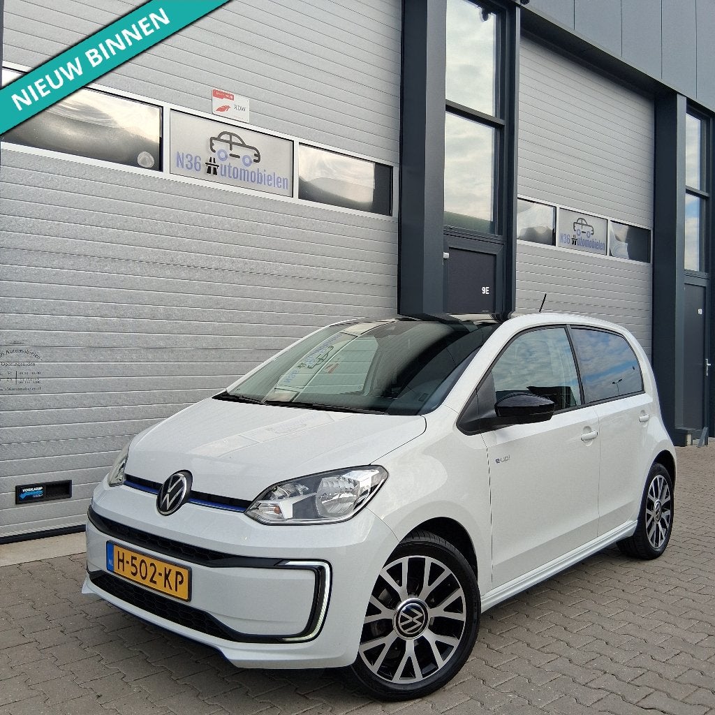 Volkswagen E-Up! STYLE/ ALLE OPTIES/ INCL. BTW/Cruise C/DEAL, Stof, 49 min, Te koop, Hatchback