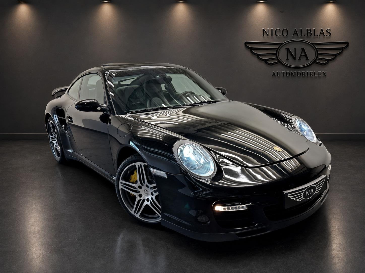 Porsche 911 3.6 Turbo 1e eigenaar (78 jaar oud) perfect orig, Automaat, Gebruikt, Zwart, 4 stoelen