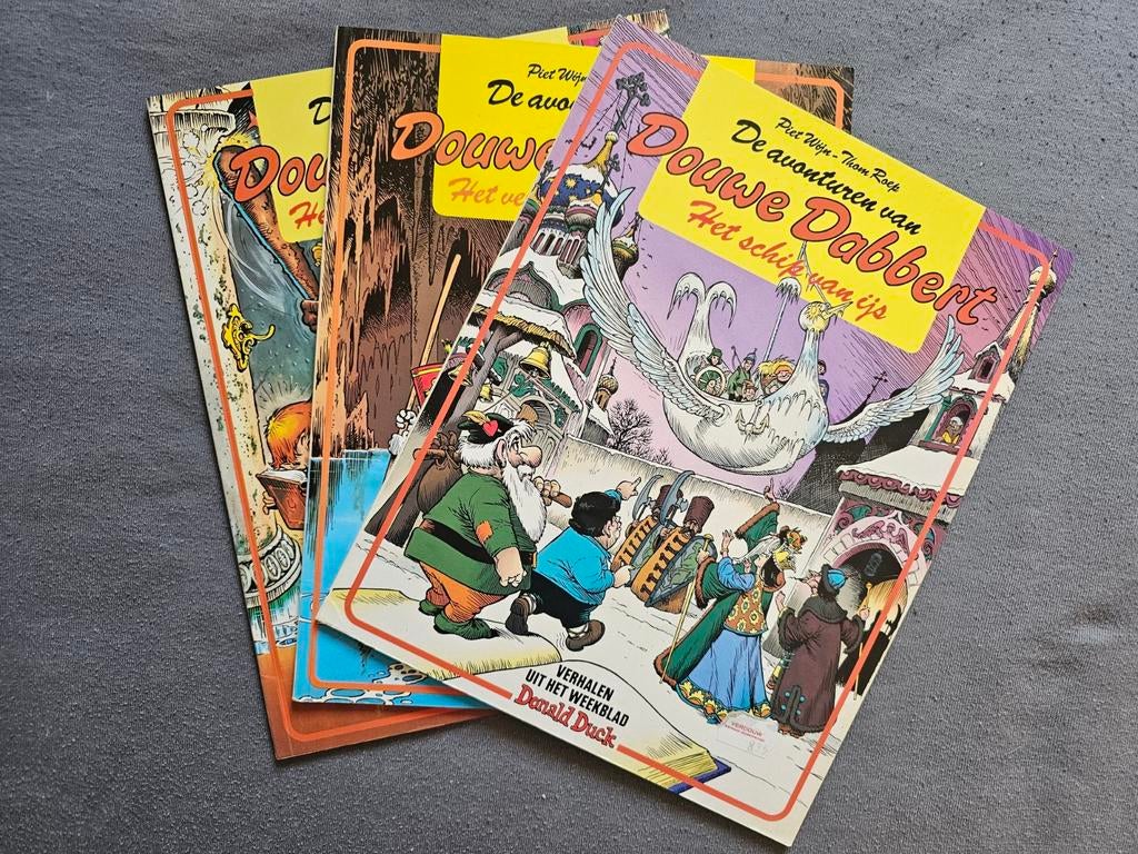 Douwe Dabbert 3x, Boeken, Meerdere stripboeken, Ophalen of Verzenden, Gelezen, Piet Wijn