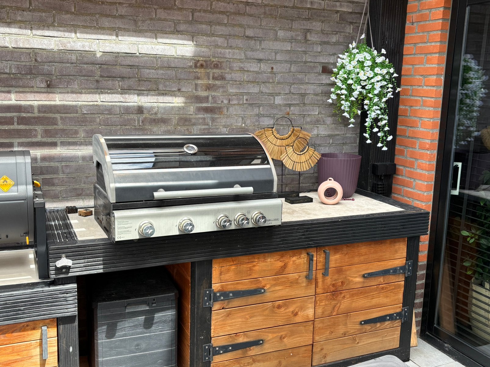 Opbouw / inbouw bbq gas, Ophalen, Gebruikt
