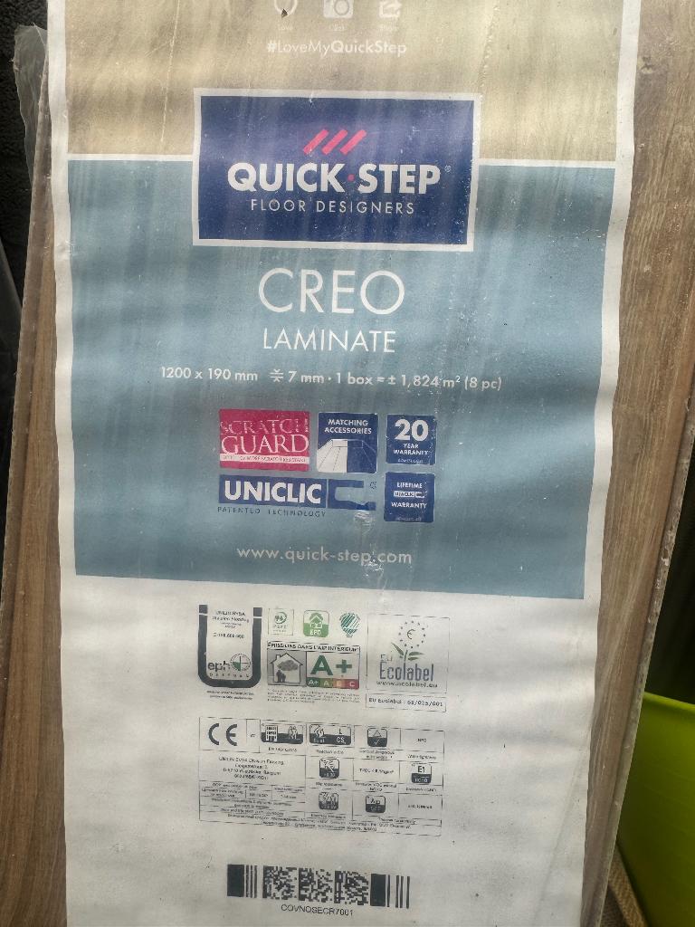 45m² Quick-Step Creo Eik Natuur op te halen in Amsterdam, Eikenhout, Ophalen of Verzenden, Zo goed als nieuw, 25 tot 50 m²