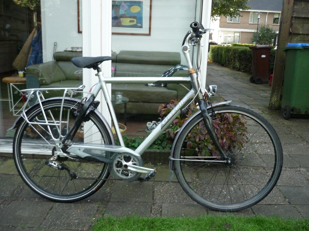 Gazelle noble d,lite 62 cm alu/carbon met scram xo, Overige merken, 28 inch, Gebruikt, Velgrem